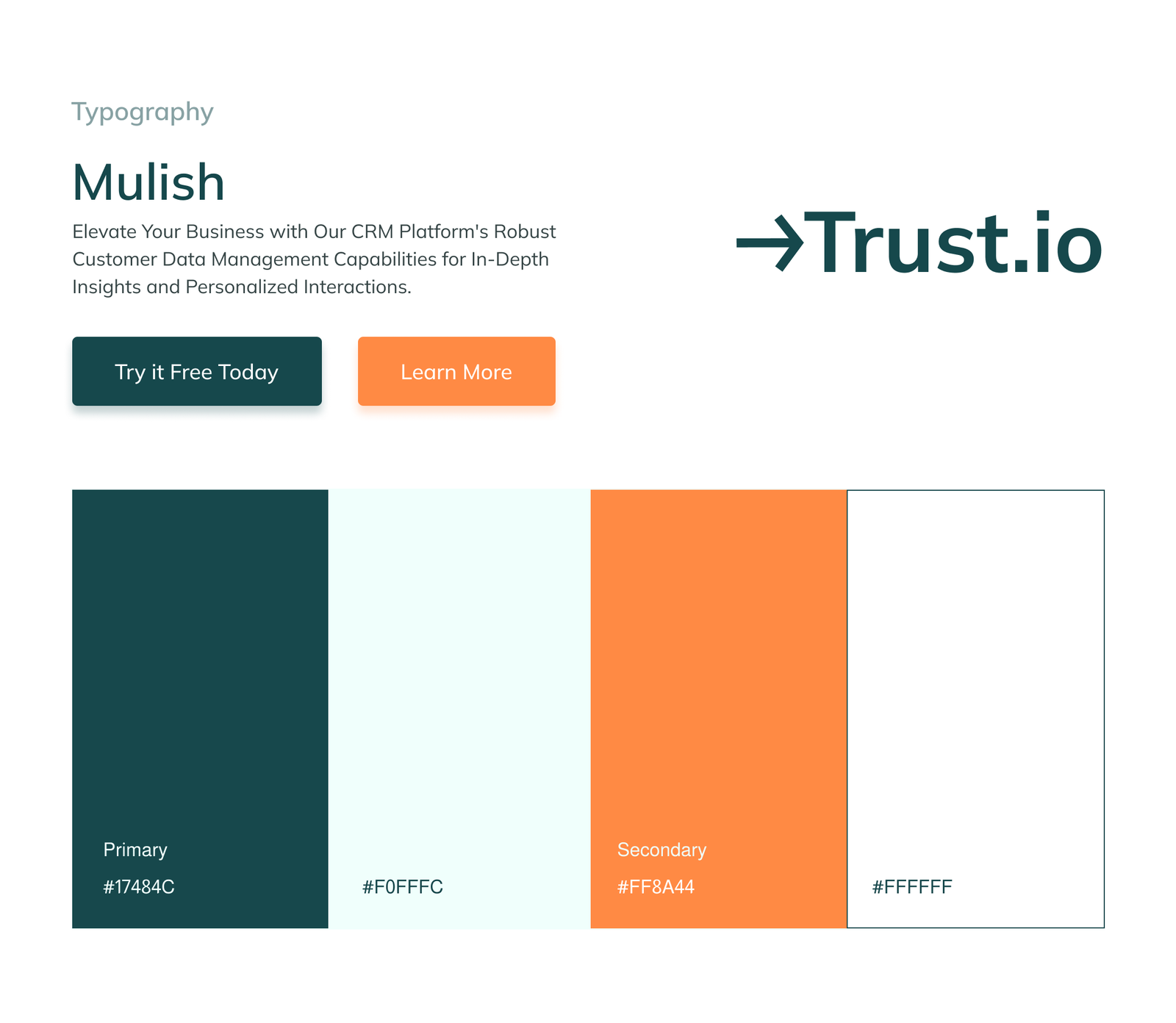 Trust io Visual Style